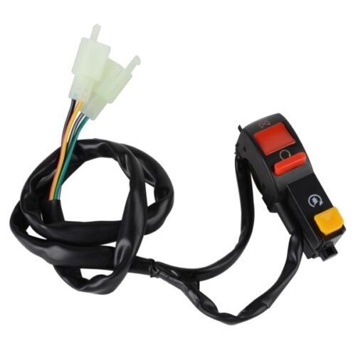 Universal Handlebar Switch Starter Kill Push Button for Motorcycle Scooter Pit - Foto 4 di 5
