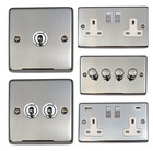 G&H Polished Chrome CC2 Light Switches, Plug Sockets, Dimmers, Toggles, Cooker