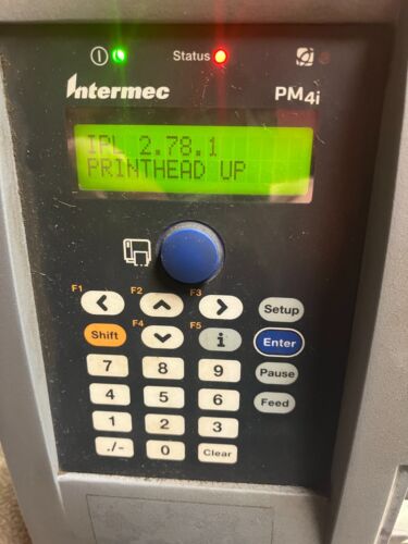 Intermec EasyCoder PM4i Thermal Printer LCD Control Panel Display With Keyboard - Picture 2 of 8