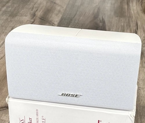 Altavoz horizontal central Bose COMO NUEVO cubo doble acústico/estilo de vida blanco - Imagen 8 de 9