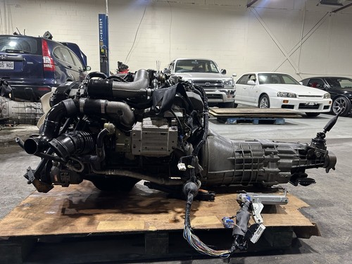 Nissan Skyline 2.5L Turbo Engine RWD Trans Wiring ECU JDM RB25DET - Picture 5 of 12