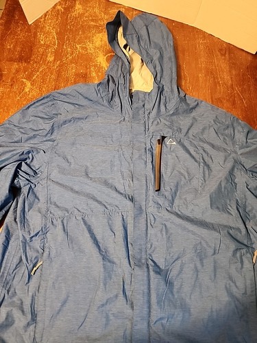 Paradox Waterproof Rain Jacket Hood Full Zip Blue Men's Size XXL - Picture 2 of 5
