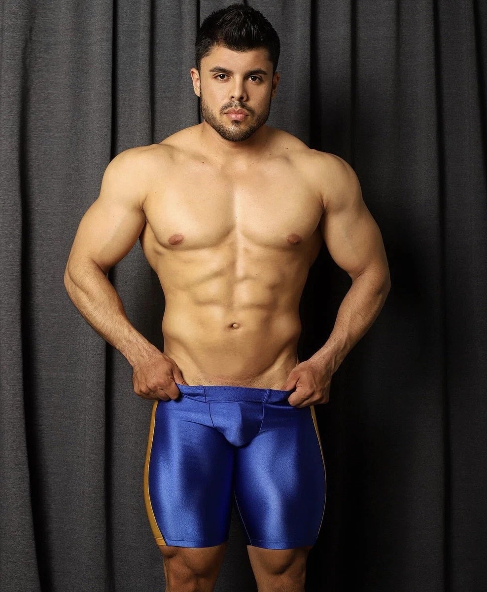 Mens spandex short shorts sale