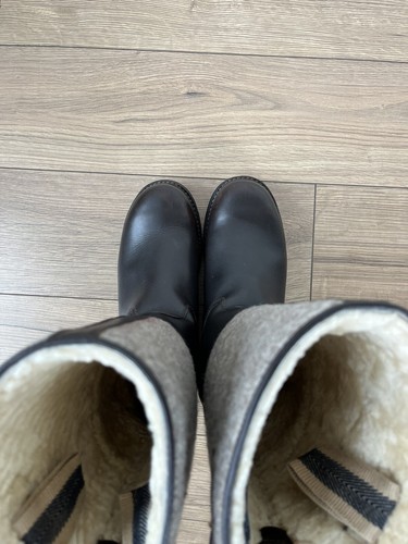 Ludwig Reiter MARONIBRATER Botas Alta Lana Cuero Marrón 25 cm - Imagen 20 de 23