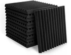 New SILESS Foam Wedge ACOUSTIC STUDIO PANELS 12 Sheets 12 X 12 X 1 in SoundProof
