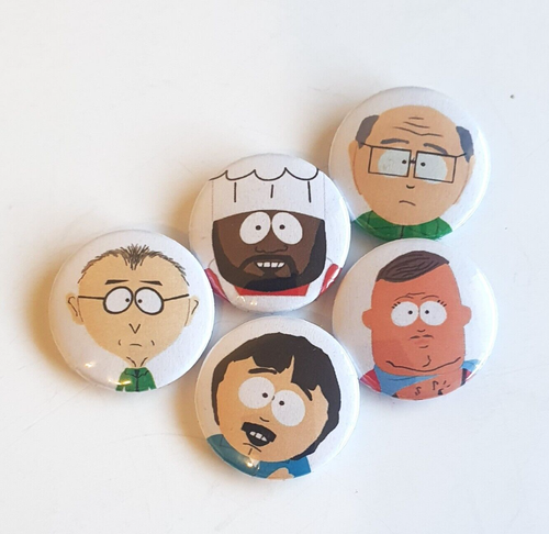 Juego de botones de insignia SOUTH PARK 25 mm 1" pinback Randy Chef Mackey Garrison Al - Imagen 3 de 10