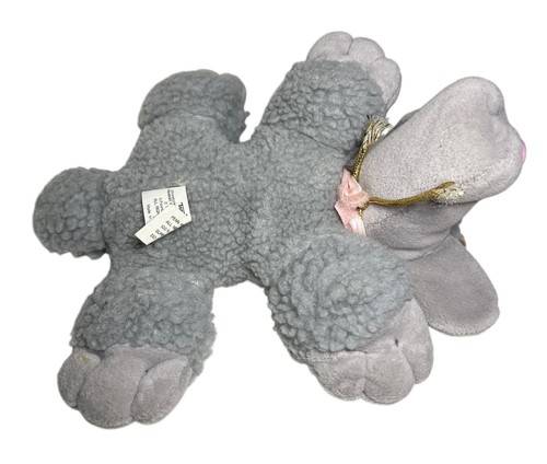 Pound Puppies Neugeborene Fuzzies grauer Pudel 9 Zoll Plüschtier Stofftier Hund Tonka Vintage - Bild 5 von 5