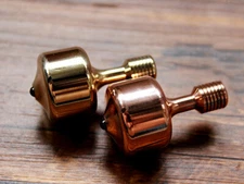 Handmade Solid Brass Precision EDC Toy Spinning Top Professional Ceramic Bead