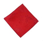Winterliche Hecken Funkelnde Weihnachts-Damast-Serviette - Rot - 45cm x 45cm