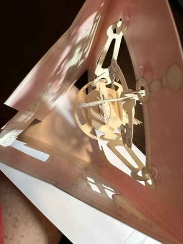 Santoro Interactive 3-D Swing Greeting Card New Arrival Baby Girl SC55 TX - Picture 5 of 5