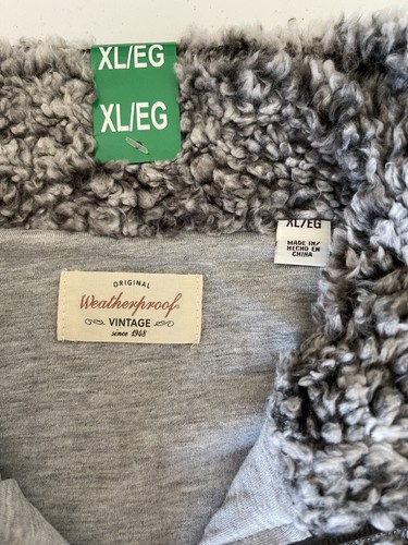 Wetterfester Vintage Damen Winterpullover anthrazit Langarm Gr. XL - Bild 8 von 12