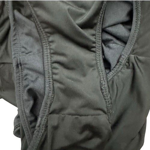 Anthropologie Shoshanna black One Piece Swimsuit plaid tie up size 4 msrp 350 - Picture 8 of 9