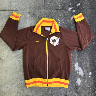 Vintage Nike Cooperstown San Diego Padres Full Zip Men Brown