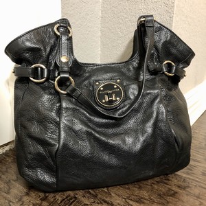 elliott lucca black leather purse