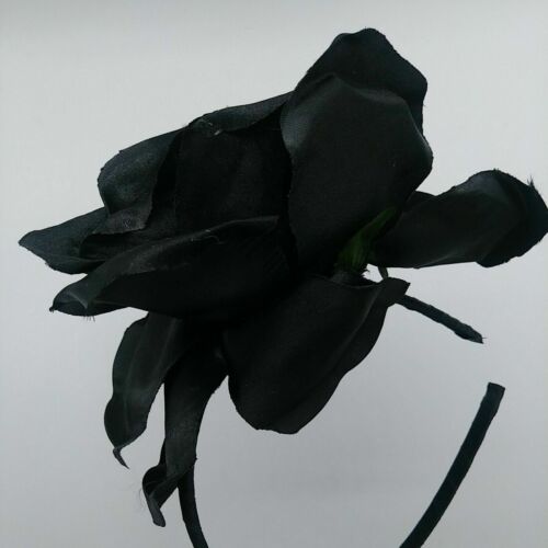 Hairband Head Band Headband Hairband Fashion Floral Black Rose - Picture 9 of 12