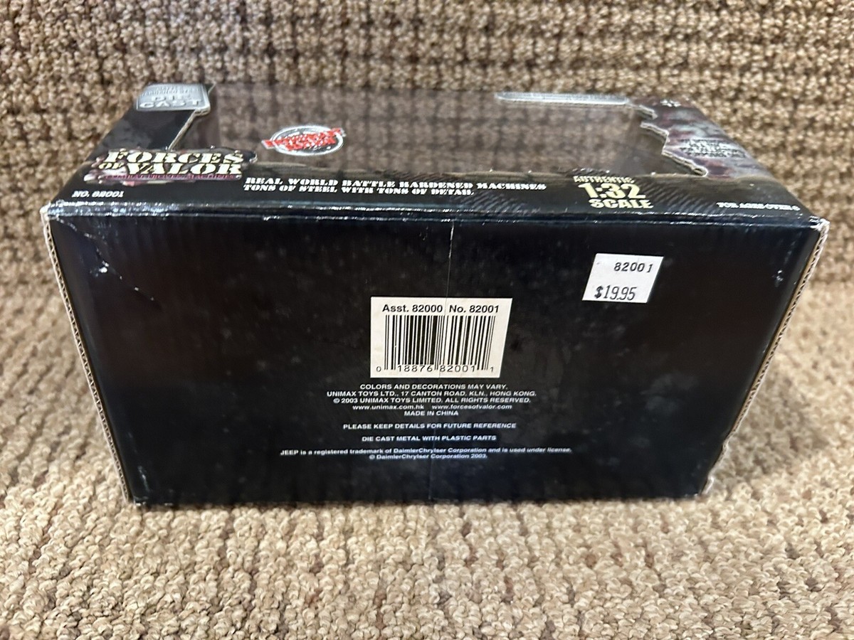未開封　Unimax Forces of Valor No.82001 Unimax Forces of Valor 1:32 German Schwimmwagen Type 166