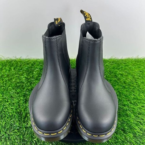 Dr. Martens 2976 Chelsea Boots Women Size 10 Black Smooth Leather NEW - Picture 3 of 8