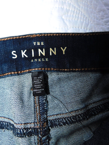 WHITE HOUSE BLACK MARKET ― 0 Short ― THE SKINNY ANKLE MID-RISE Jeans 0S NEU CS79 - Bild 4 von 6