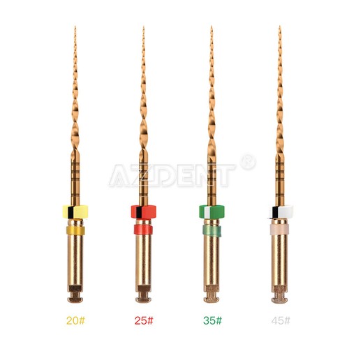 Dental Endo Reciprocating Rotary Niti Files Gold/Blue Endodontic Files 25mm - Picture 17 of 19