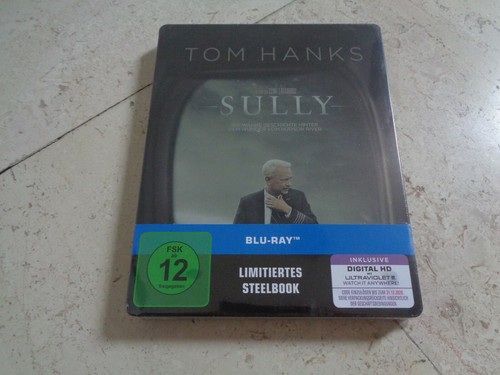 SULLY Tom Hanks CLINT EASTWOOD Blu-Ray SteelBook NEW & SEALED Aaron Eckhart