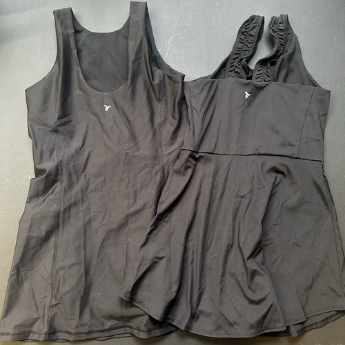 Old Navy Powersoft Girls Active Wear Sports Dress BLACK Size Large 10-12 2x Lot - Picture 2 of 4