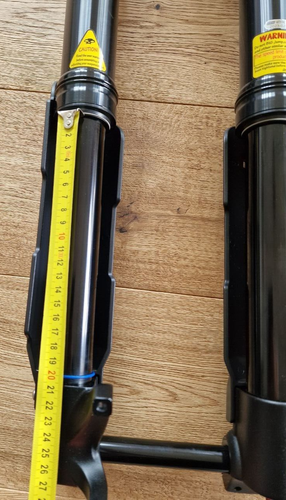 Horquilla de suspensión DNM USD-8AR NUEVOS soportes 38 mm suspensión 203 mm 27,5" Surron Talaria - Imagen 13 de 18