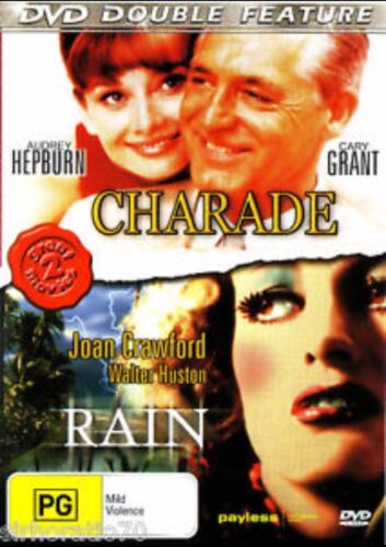 CHARADE - RAIN DVD DOUBLE FEATURE Region 0/ALL 🇦🇺 Brand New Sealed Free Post - Picture 1 of 1