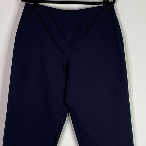 New Eileen Fisher Stretch Pique Capri Side Zip Pant Women's Size Medium Petite - Picture 4 of 8