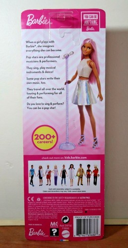 Barbie POP STAR Doll Singer Careers You can Be Anything - Picture 8 of 10