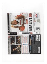 NBA Live 06 PSP ARTWORK ONLY Authentic Original