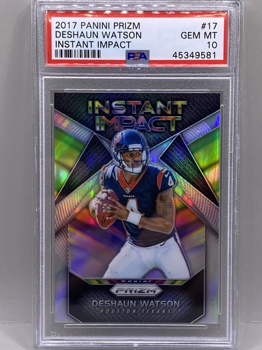 2017 PANINI PRIZM DESHAUN WATSON INSTANT IMPACT RC #17 PSA 10 GEM MINT 💎 BROWNS