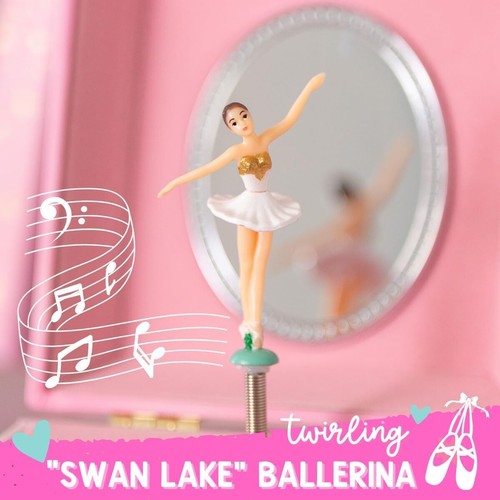 Musical Ballerina Jewellery Box for Girls - Kids Dancing Ballerina Music Box wit - Picture 6 of 7