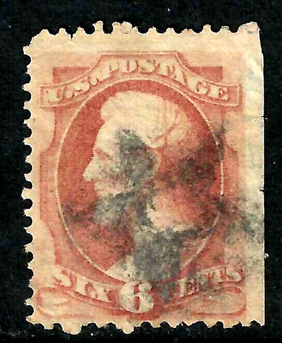 Sc #159/186 NYFM 84 etc Fancy Cancels Lincoln 6 Cent Banknote 1871-79 US 80E74 - Picture 2 of 5