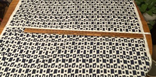 Vintage MCM Silk Or Cotton 43"X5 yds Geometric Shirting / Cabana Material READ - Picture 8 of 13