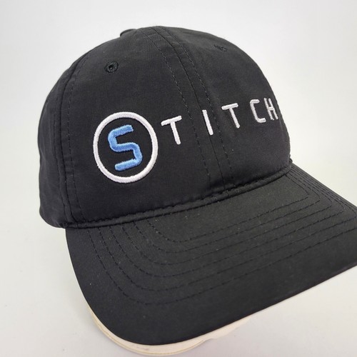 Stitch Golf Hat Cap Adjustable Snapback Black - Picture 2 of 7