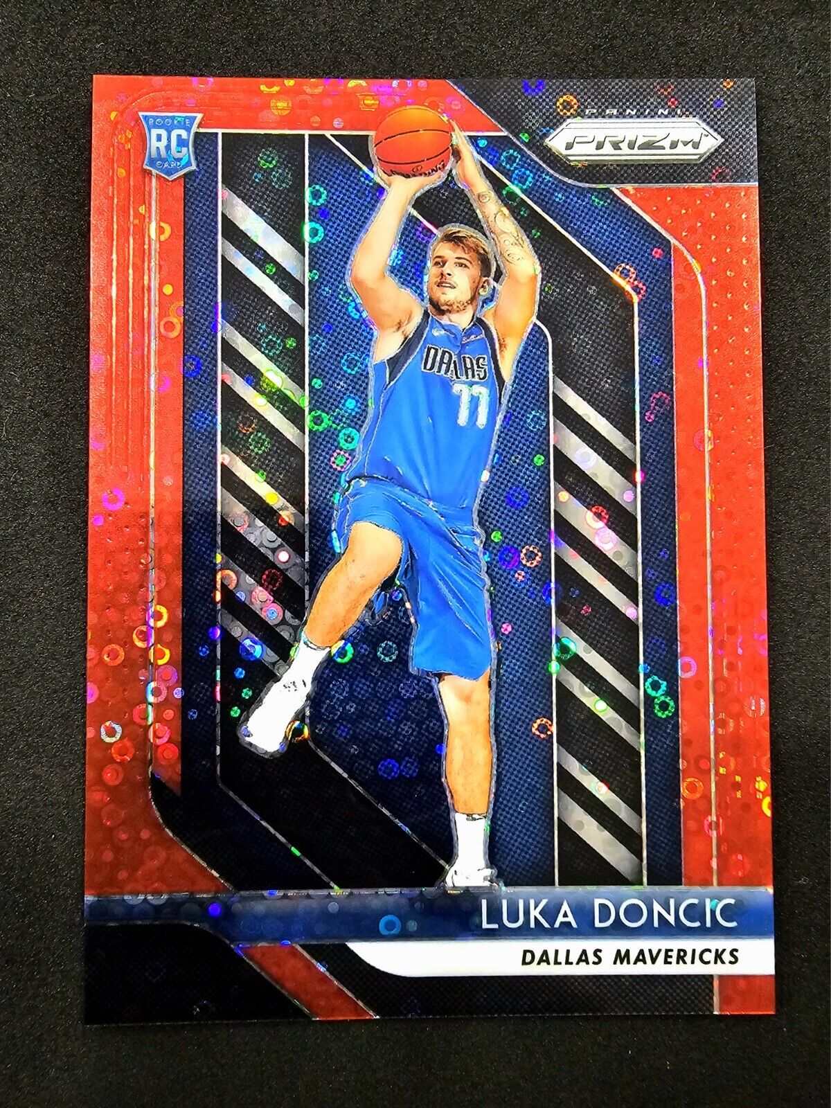 2018 Panini Prizm Luka Doncic 280 Fast Break Red Rookie 119/125 RC Rare SSP SP