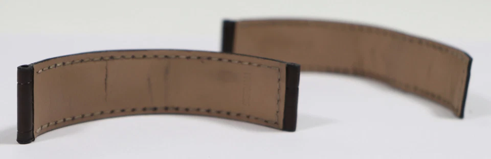 CORREA RELOJ TAG HEUER CARRERA 19MM CUERO MARRÓN 7 PULGADAS PATRÓN COCODRILO FC6180 Foto 4 de 4