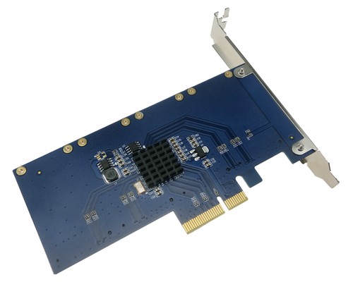 Tarjeta Controladora Híbrida 4 mSATA SSD PCI-e RAID0 RAID1 RAID10 Marvell - Imagen 2 de 2