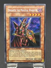 LP/NM - Breaker The Magical Warrior MC2-EN002 TCG Yu-Gi-Oh! Secret Rare Limited
