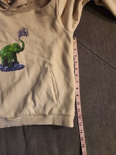 PANGAIA Youth Archive Protect The Species Borneo Pygmy Elephant Hoodie Sz 11/12 - Picture 6 of 8