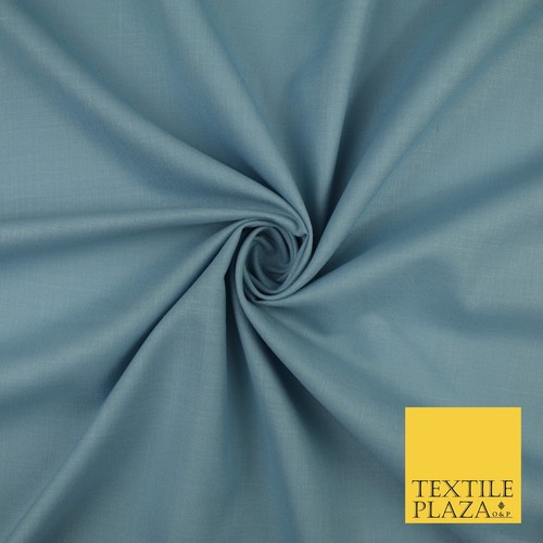 OVER 20 COLOURS - Plain Soft LINEN LOOK 100% Polyester Fabric Dress Craft 45" - Picture 34 of 45
