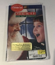 Miracle on 34th Street (VHS, 1995) SEALED