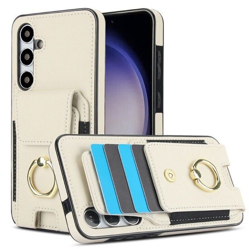 Luxury Stand Ring Card Slot Cover Case For S24 S23 FE S22 S21 Ultra A15 A53 A14 - Picture 23 of 66