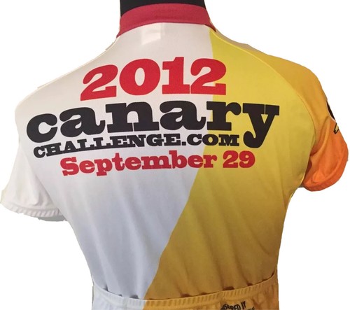 Voler Canary Challenge 2012 Cycling Jersey Womens Large L Stanford Yellow - Picture 7 of 12