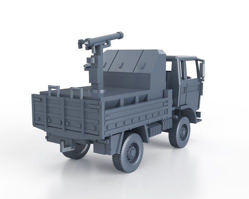MODERN FRENCH - RENAULT TRUCK TRM 2000 PAMELA - 1/56 1/72 1/87 1/100 3D PRINTED - Picture 5 of 5