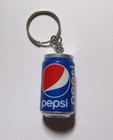 PEPSI CAN Metal KEYCHAIN Keyring Novelty Asia 3D 1.5" Plastic Blue Cute LARGE