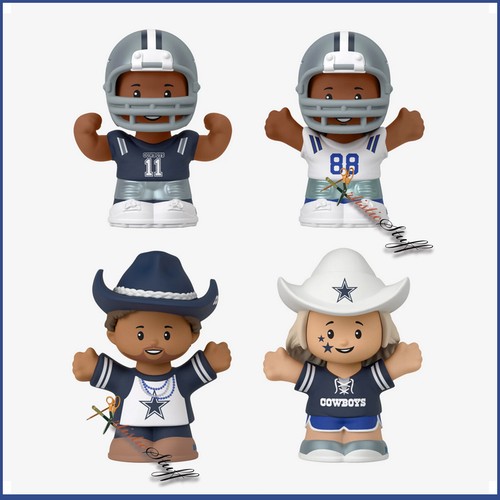 SUPER BOWL - MAYBE NEXT YEAR! NFL Mattel Little People Collector Dallas COWBOYS - Picture 4 of 8