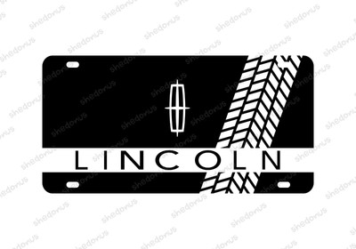 Cadillac CTS Logo Black Mirror Outline Finish Lazer Tag Acrylic License Plate