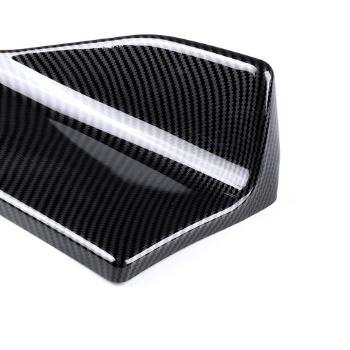 For AUDI Sedan 86.6" Carbon Style Side Skirt Extension Rear Bumper Lip Splitter - Picture 21 of 22