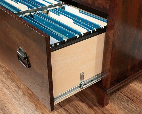 Mission Craftsman Cherry Lateral File Filing Cabinet - New! - Picture 4 of 7